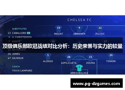 顶级俱乐部欧冠战绩对比分析：历史荣誉与实力的较量